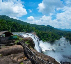 Discover the Athirappilly Waterfalls.