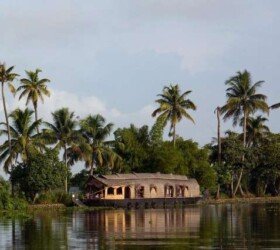 Houseboat on Kerala backwaters Houseboat on Kerala backwaters